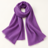 Baby soft hand wooven Plain scarf - Dusty Pink  and Purple