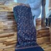 Jaldar Sozni Cashmere Stole — Dark Navy blue with Rose pink