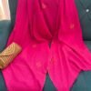 Botidar Sozni Cashmere Stole — Magenta pink