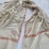 Hashidar Sozni Pashmina Stole — Natural off-white