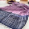 WhatsApp Image 2026-09-10 at 6.21.51 AM Handwoven Pashmina Scarf — Dusty Mauve, Lavender pink, Plum and Navy blue