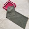 Handwoven Baby soft  Special Pashmina Scarf  — Sage green and light gold