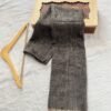 Special Baby Soft Pashmina Scarf — Black with Beige