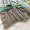 Baby Soft Pashmina Scarf — Rainbow stripe, charcoal grey with teal, turquoise, mustard, olive green, dusty pink, mauve, beige and muted blue